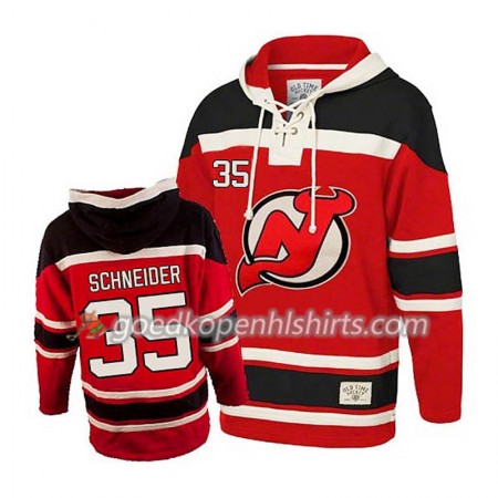 New Jersey Devils Cory Schneider 35 Rood Hoodie Sawyer - Mannen